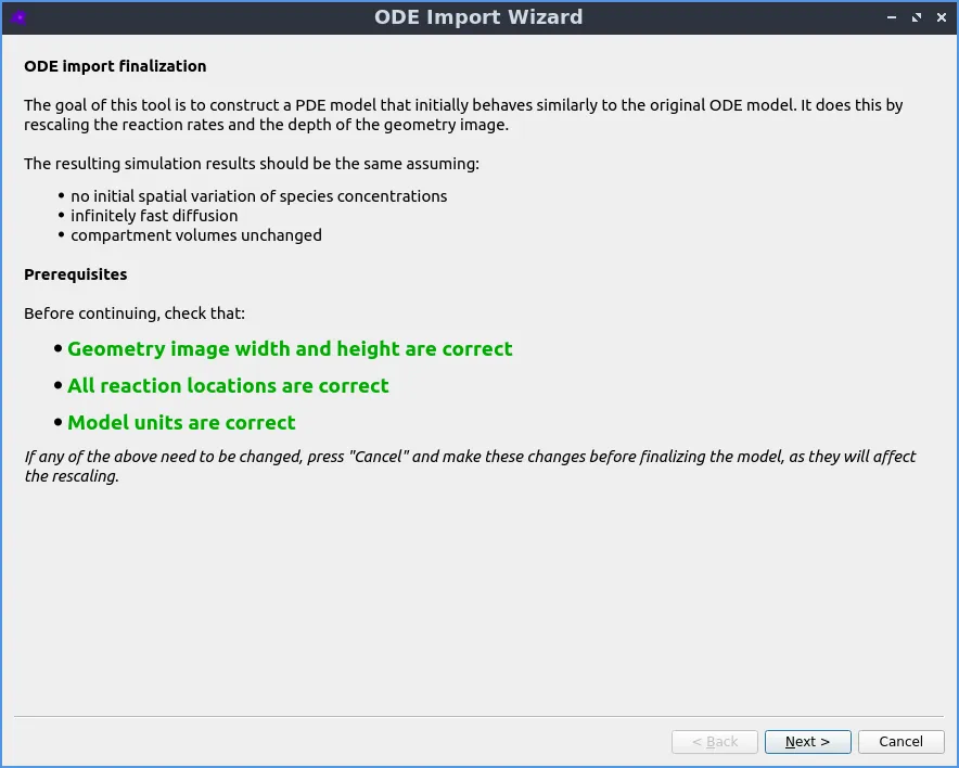 Automatic reaction rescaling (1 of 3)